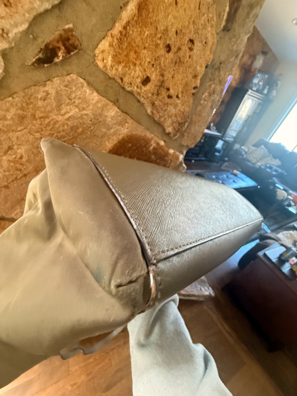 Henri Bendel Olive Green Shoulder Tote Crossbody and or diaper bag - Picture 11 of 12